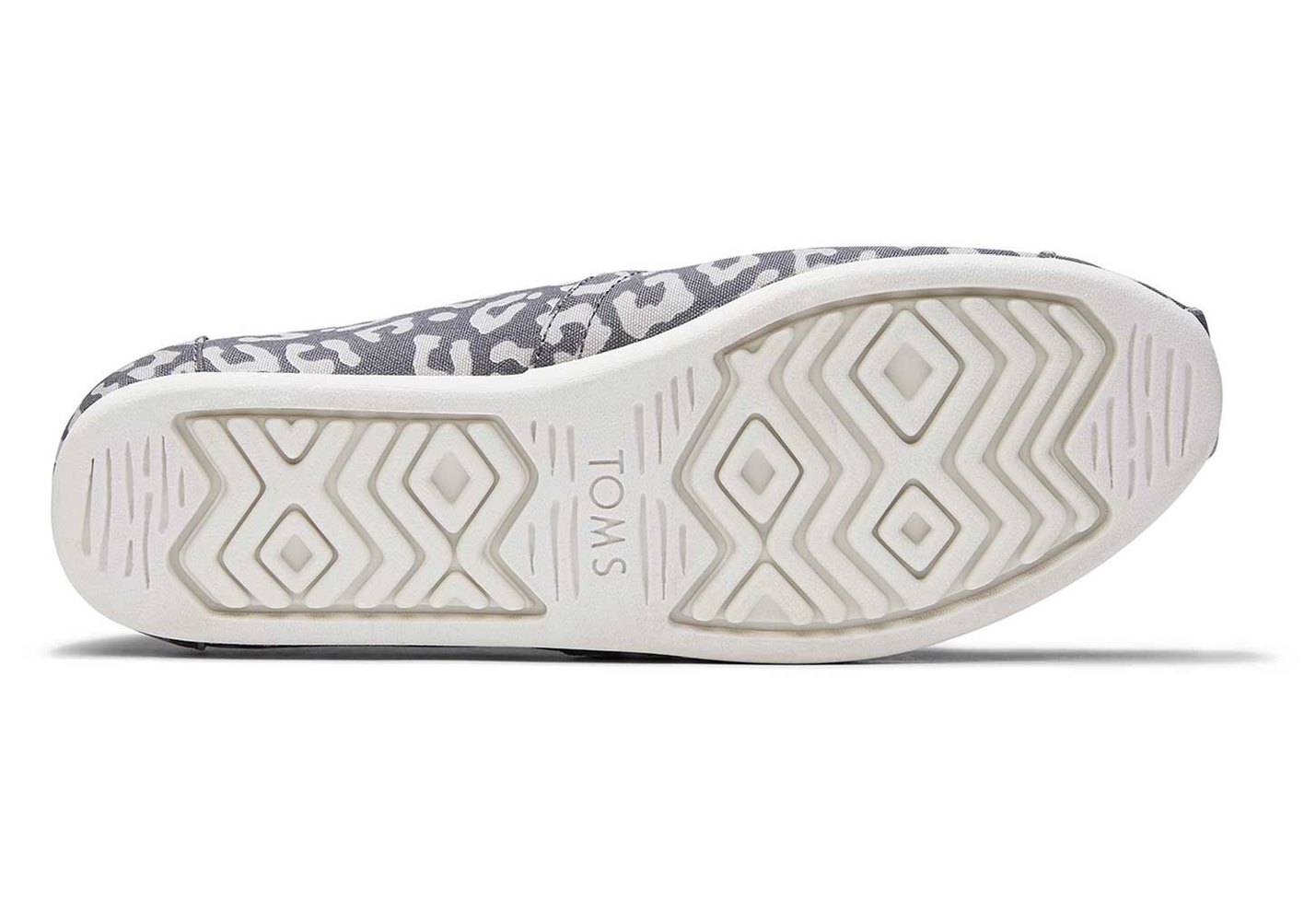 Toms Alpargata Painted Leopard Espadrille Grey - Womens - 72408-KJOI